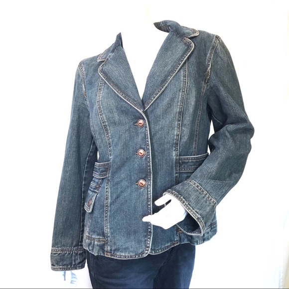fitted jeans jacket